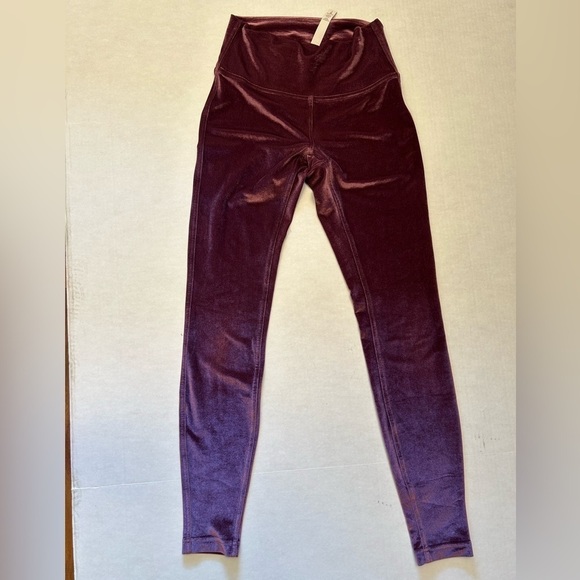 Lululemon Athletica Wunder lounge highrise tight 28”inseam w/key pocket Sz-6. C7 - Picture 4 of 13
